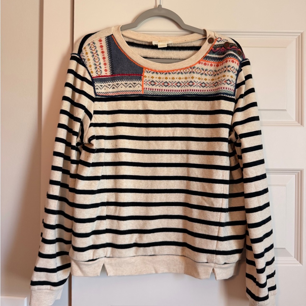 Anthropologie sweatshirt. Size large.